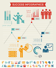 Image showing Business Infographic Template.