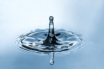 Image showing Drop in water