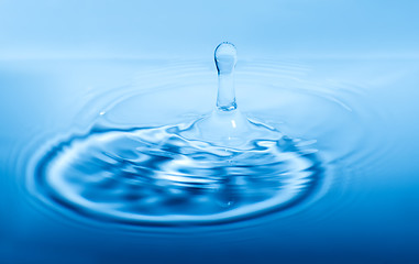 Image showing Drop in water