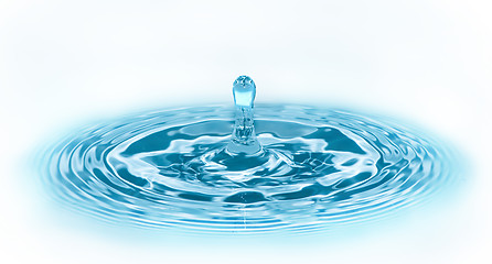 Image showing Drop in water