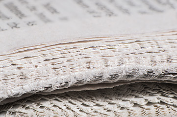 Image showing Pile of newspapers