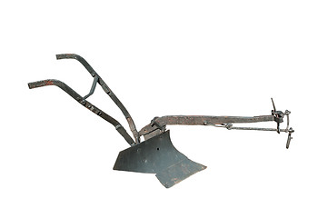 Image showing Old hand plow.