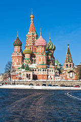 Image showing Saint Basil Cathedral  in Moscow