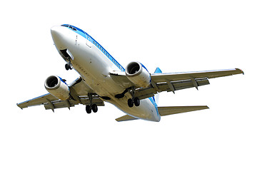 Image showing Plane isolated on a white background