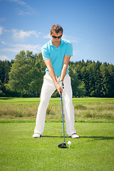 Image showing golf player