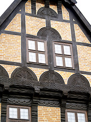 Image showing Half timbered house