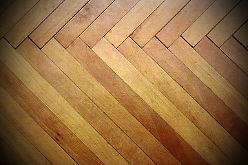 Image showing old real parquet