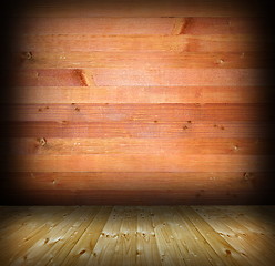 Image showing abstract interior wood background