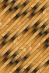 Image showing new wooden  planks for flooring