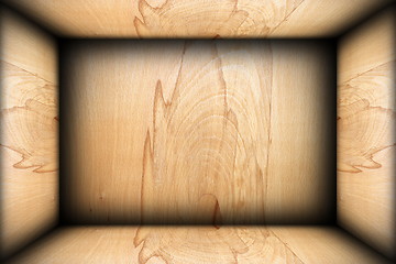 Image showing abstract plywood finished interior background