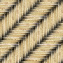 Image showing textured of installed parquet floor