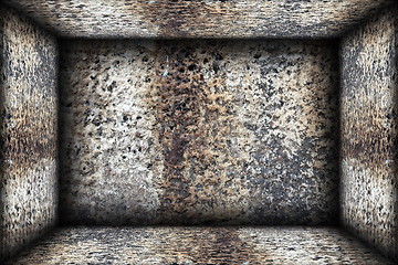 Image showing weathered indoor architectural backdrop