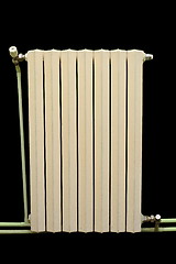Image showing old cast iron radiator