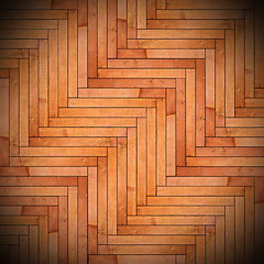 Image showing wood tiles on floor texture