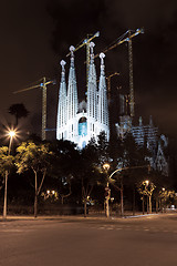 Image showing Sagrada Familia in Barcelona