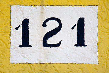 Image showing house number sign