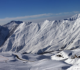 Image showing Views of ski resort Gudauri