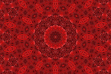 Image showing Abstract red pattern