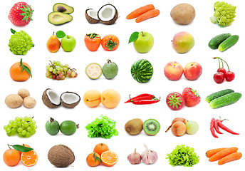 Image showing Fruits and Vegetables