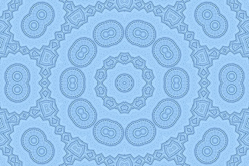 Image showing Blue background with abstract pattern