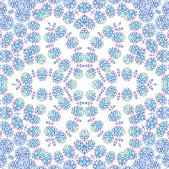 Image showing Abstract pattern on white