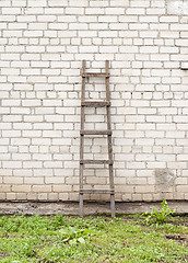 Image showing old, weathered brick wall background