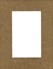 Image showing Chipboard photo frame