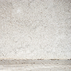 Image showing stucco white wall