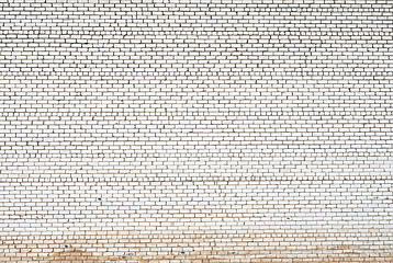 Image showing white brick wall background