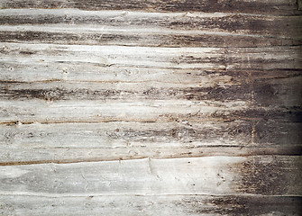 Image showing wooden plank wall