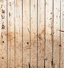 Image showing wooden wall background