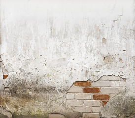 Image showing weathered brick wall background