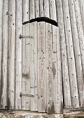 Image showing wooden door