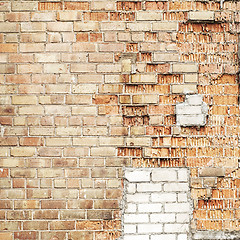 Image showing grunge wall background