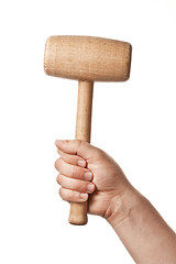 Image showing hand holding hammer