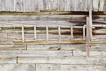 Image showing wooden ladder