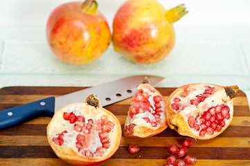 Image showing pomegranate fruit 