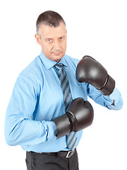 Image showing business boxing