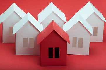 Image showing paper houses