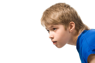 Image showing boy in a blue shirt
