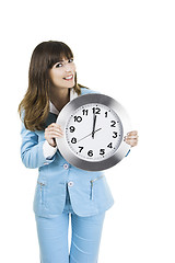 Image showing Clock Woman