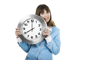 Image showing Clock Woman