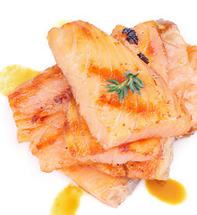 Image showing Grilled Salmon