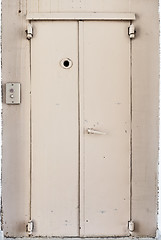 Image showing old elevator door