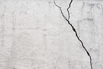 Image showing grunge cracked wall background