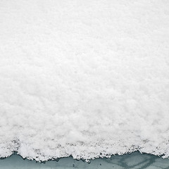 Image showing car covered with snow