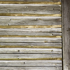 Image showing plank wall background