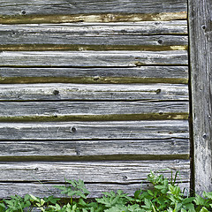 Image showing plank wall background