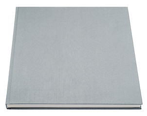 Image showing Grey book isolated on white