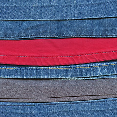 Image showing jeans legs